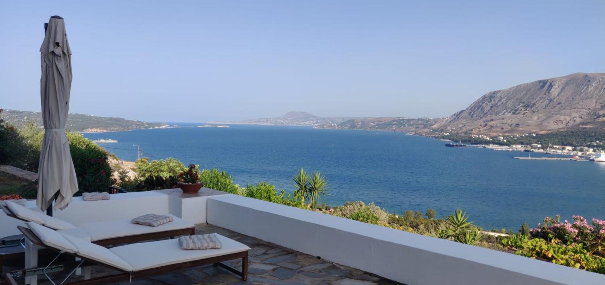 Panoramic Seaview Holiday House 수다 외부 사진