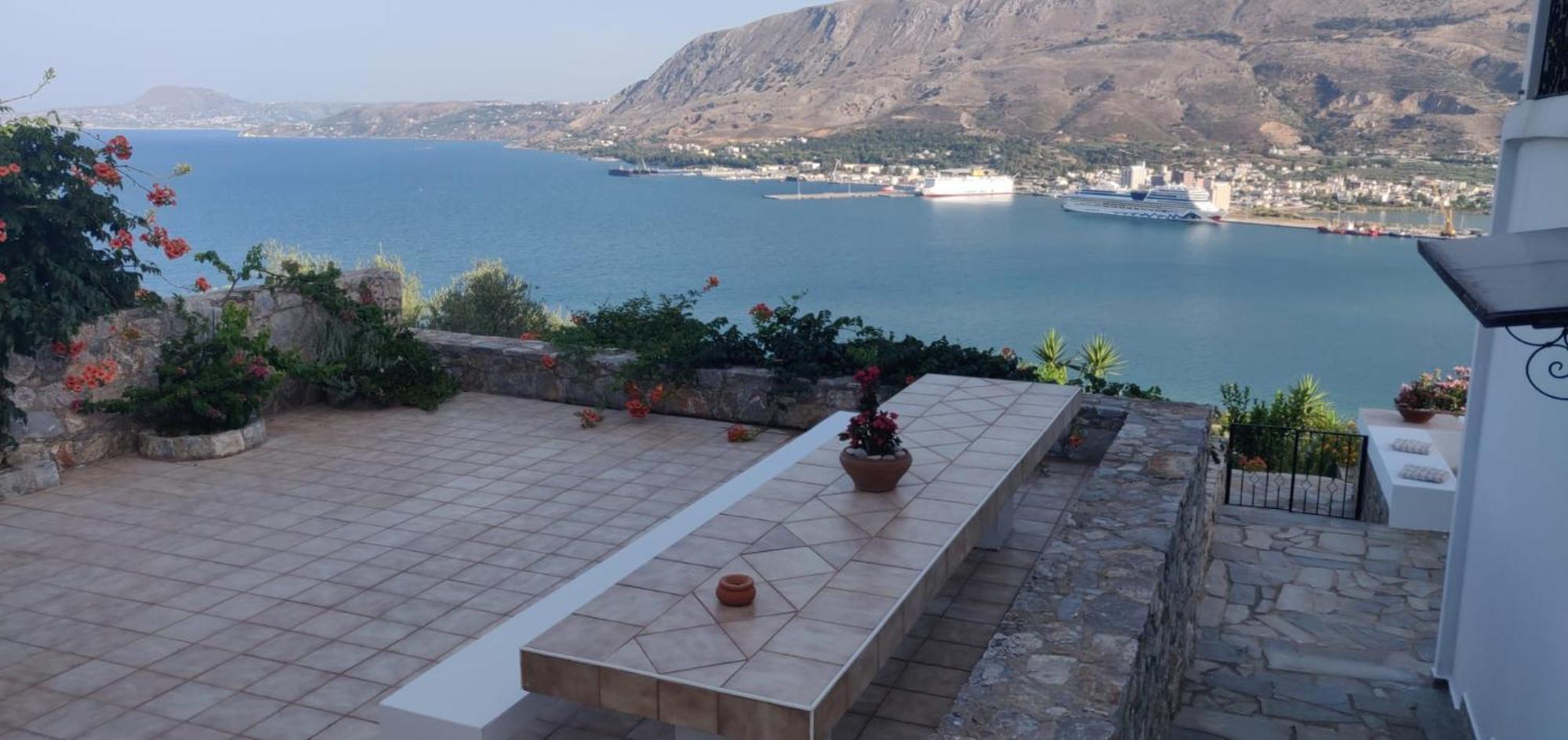 Panoramic Seaview Holiday House 수다 외부 사진