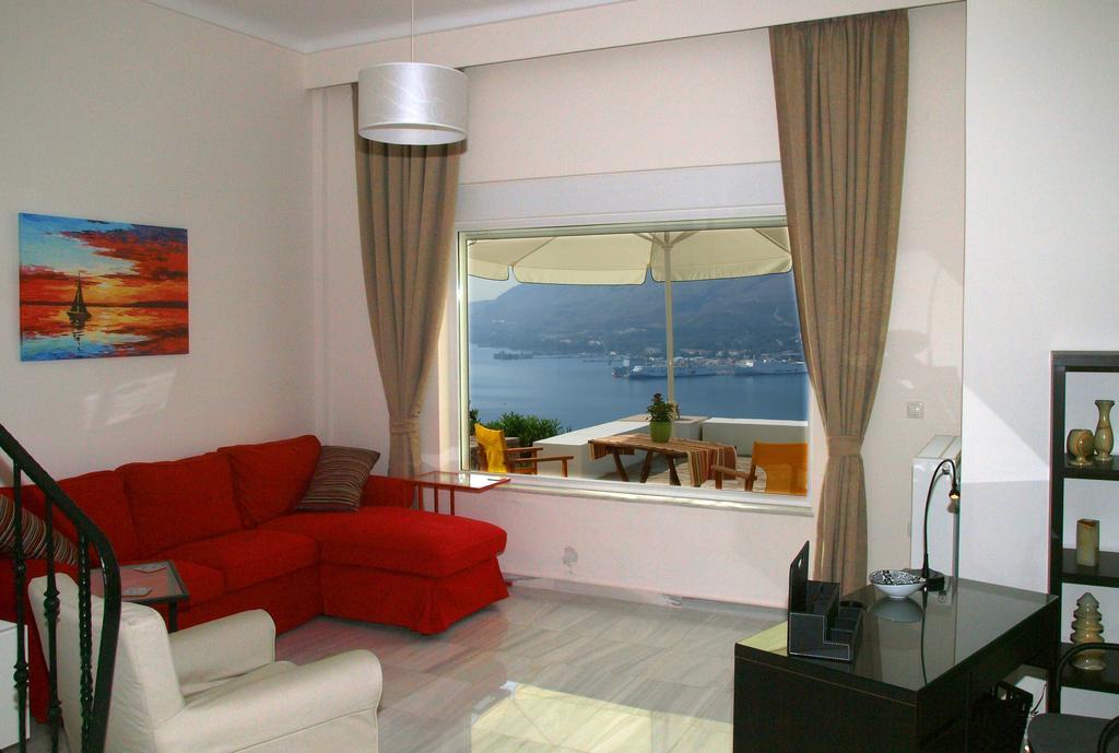 Panoramic Seaview Holiday House 수다 외부 사진
